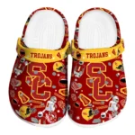 USC Trojans Clogs - Football Icons Red