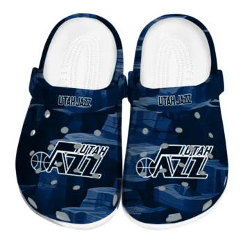 Utah Jazz Clogs - Canyon Layers Navy