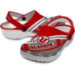 utah-utes-clog-customized-football-motif-red-best-selling.webp