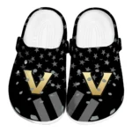 Vanderbilt Commodores Clogs - Stellar Stripes Theme Black