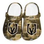 Vegas Golden Knights Clogs - Canyon Layers Tan
