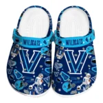 Villanova Wildcats Clogs - Football Icons Navy