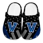 Villanova Wildcats Clogs - Stellar Stripes Theme Navy Black