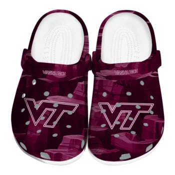 Virginia Tech Hokies Clogs - Canyon Layers Maroon