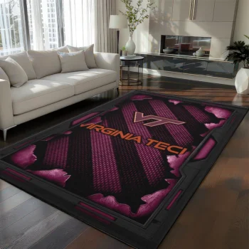 Virginia Tech Hokies Rug - Torn Mesh Maroon