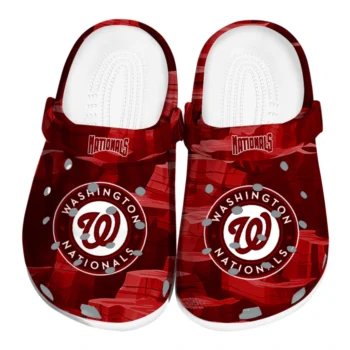 Washington Nationals Clogs - Canyon Layers Red