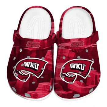 Western Kentucky Hilltoppers Clogs - Canyon Layers Red