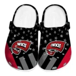 western-kentucky-hilltoppers-clog-stellar-stripes-theme-red-black-best-selling.webp