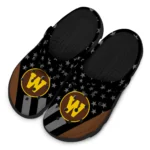 western-michigan-broncos-clog-stellar-stripes-theme-brown-black-best-selling.webp