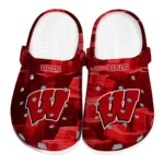 Wisconsin Badgers Clogs - Canyon Layers Red
