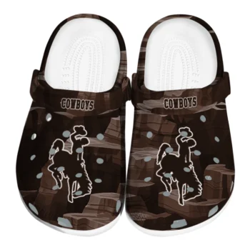 Wyoming Cowboys Clogs - Canyon Layers Brown