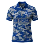 Air Force Falcons Polo Shirt Custom Camo Band Blue Best Selling