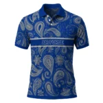 Air Force Falcons Polo Shirt Custom Paisley Band Blue Best Selling