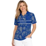 Air Force Falcons Polo Shirt Custom Paisley Band Blue Best Selling