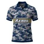 Akron Zips Polo Shirt Personalized Camo Band Blue Best Selling