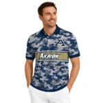 Akron Zips Polo Shirt Personalized Camo Band Blue Best Selling