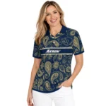 Akron Zips Polo Shirt Personalized Paisley Band Blue Best Selling
