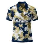 Akron Zips Polo Shirt Personalized Pixel Camo Blue Best Selling