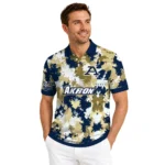 Akron Zips Polo Shirt Personalized Pixel Camo Blue Best Selling