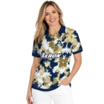 Akron Zips Polo Shirt Personalized Pixel Camo Blue Best Selling