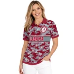 Alabama Crimson Tide Polo Shirt Personalized Camo Band Crimson Best Selling