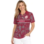 Alabama Crimson Tide Polo Shirt Personalized Paisley Band Crimson Best Selling