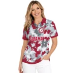 Alabama Crimson Tide Polo Shirt Personalized Pixel Camo Crimson Best Selling