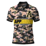 Appalachian State Mountaineers Polo Shirt Personalized Camo Band Black Best Selling