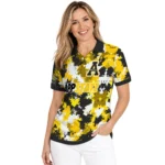 Appalachian State Mountaineers Polo Shirt Personalized Pixel Camo Black Best Selling