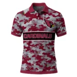 Arizona Cardinals Polo Shirt Personalized Camo Band Red Best Selling
