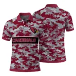 Arizona Cardinals Polo Shirt Personalized Camo Band Red Best Selling