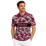 Arizona Cardinals Polo Shirt Personalized Camo Band Red Best Selling