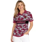 Arizona Cardinals Polo Shirt Personalized Camo Band Red Best Selling