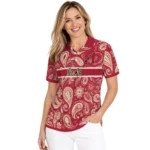 Arizona Diamondbacks Polo Shirt Personalized Paisley Band Red Best Selling