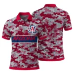 Arizona Wildcats Polo Shirt Custom Camo Band Red Best Selling