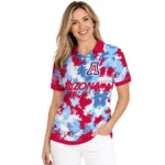 Arizona Wildcats Polo Shirt Custom Pixel Camo Red Best Selling