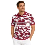 Arkansas Razorbacks Polo Shirt Custom Camo Band Red Best Selling