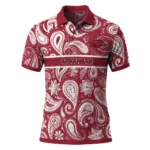Arkansas Razorbacks Polo Shirt Custom Paisley Band Red Best Selling
