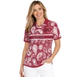 Arkansas Razorbacks Polo Shirt Custom Paisley Band Red Best Selling