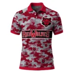 Arkansas State Red Wolves Polo Shirt Customized Camo Band Scarlet Best Selling