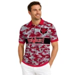 Arkansas State Red Wolves Polo Shirt Customized Camo Band Scarlet Best Selling
