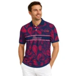 Atlanta Braves Polo Shirt Custom Paisley Band Navy Best Selling