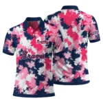 Atlanta Braves Polo Shirt Custom Pixel Camo Navy Best Selling