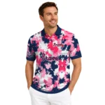 Atlanta Braves Polo Shirt Custom Pixel Camo Navy Best Selling