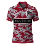 Atlanta Falcons Polo Shirt Custom Camo Band Red Best Selling