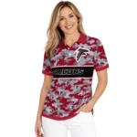 Atlanta Falcons Polo Shirt Custom Camo Band Red Best Selling
