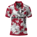 Atlanta Falcons Polo Shirt Custom Pixel Camo Red Best Selling