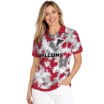 Atlanta Falcons Polo Shirt Custom Pixel Camo Red Best Selling