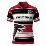 Atlanta Falcons Polo Shirt Personalized Horizontal Blocks Red Best Selling