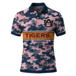 Auburn Tigers Polo Shirt Customized Camo Band Navy Blue Best Selling